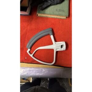 Stand Mixer Flat Beater Paddle Attachment White Gray Used